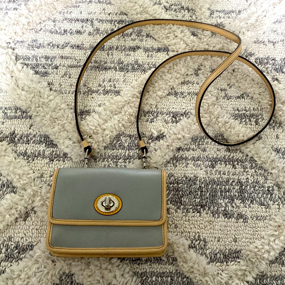 Coach crossbody wallet.